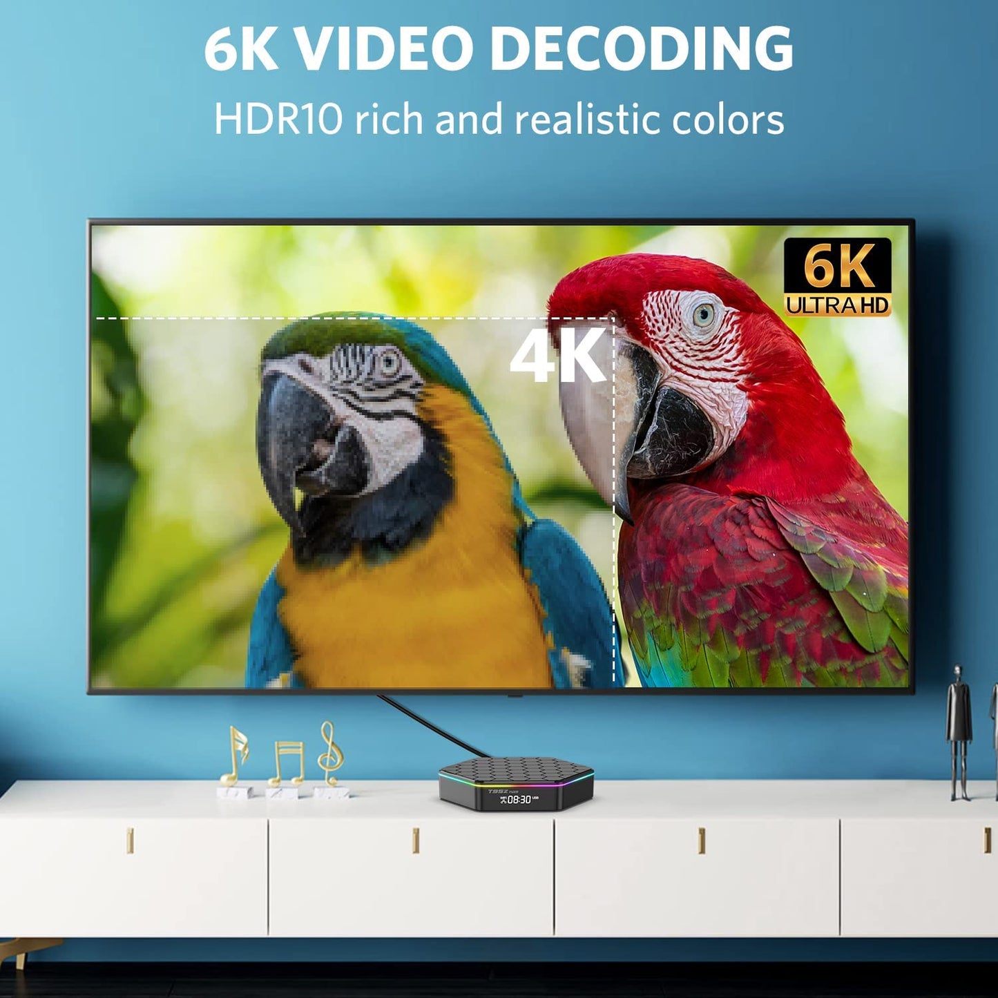 Android 12 Smart TV Box 5G Wifi 6