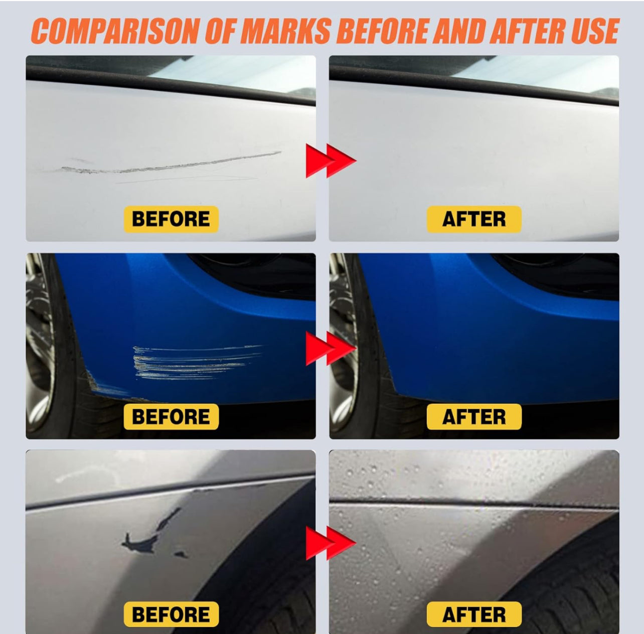 Car Scratch Remover, Scratch Remover Kit for Cars, Car Scratch Repair, Car Scratch Repair Kit, Car Paint Scratch Repair, Easily Repair Paint Scratches, Car Surface Slight Scratch Repair