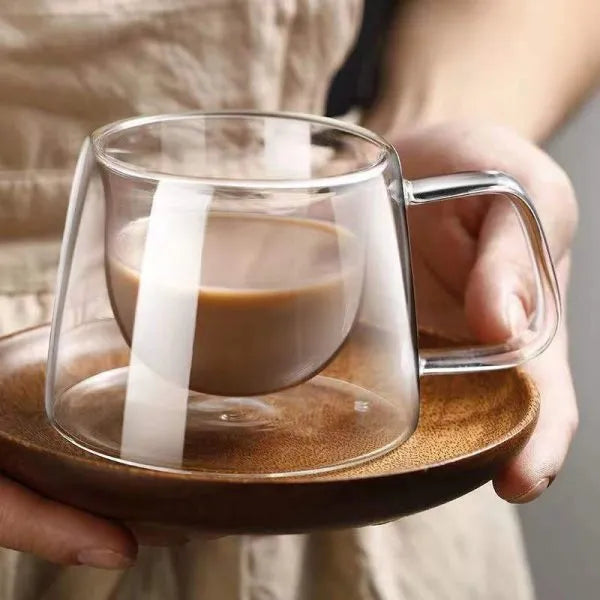 Double Wall Coffee Glass