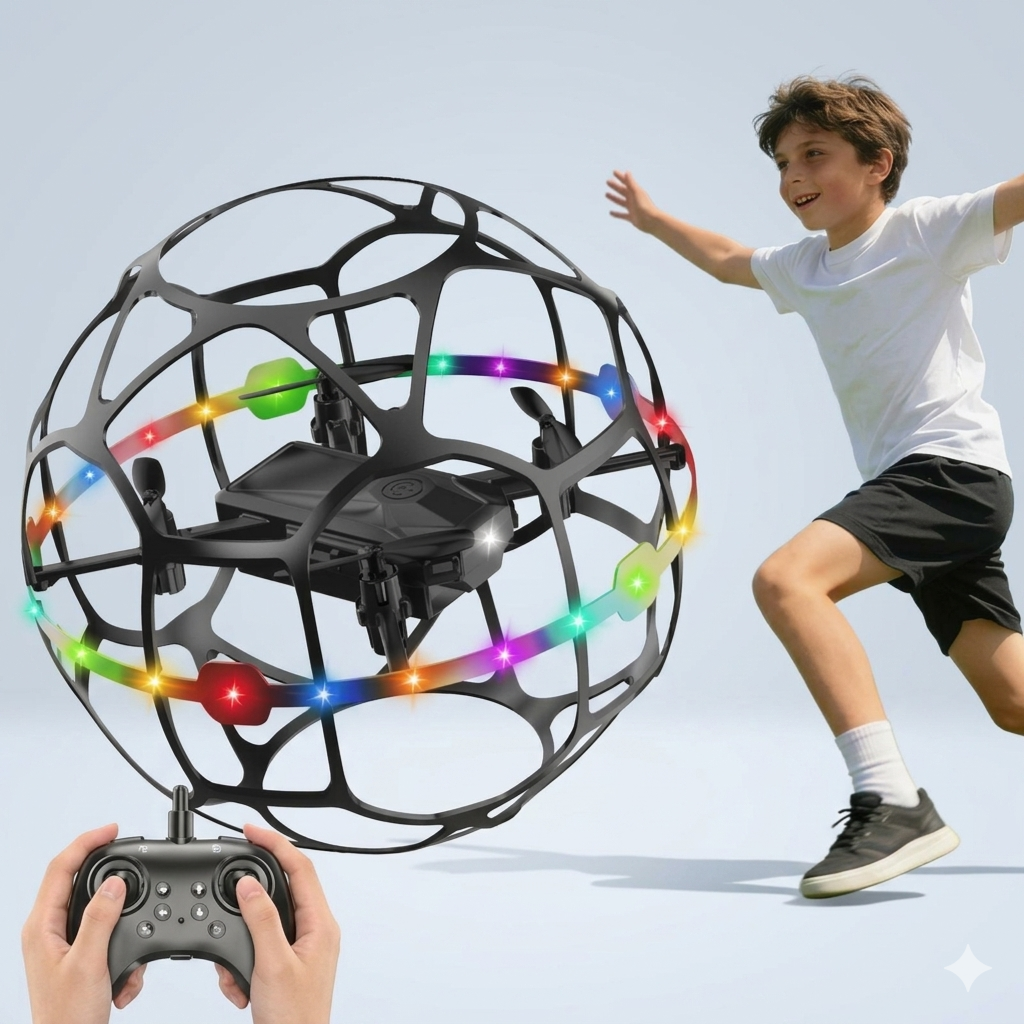 MTech Futuristic LED Soccer Drone Toy