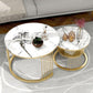 MFurn Modern Nesting Table Marble Coffee Table Set