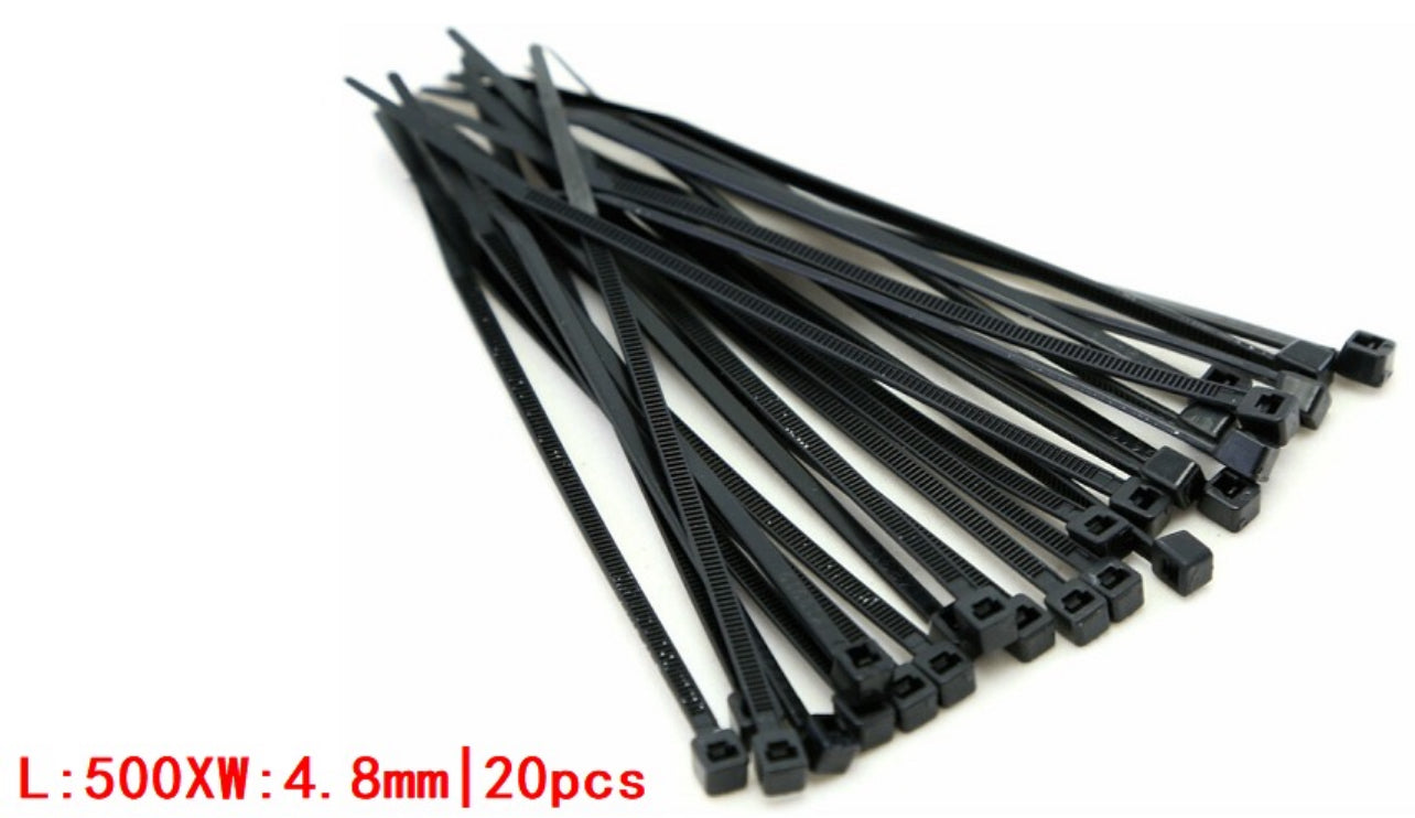 Cable Ties Black Nylon - Various Sizes