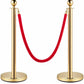 MFURN Event Barriers Stanchion Rope Set - Gold