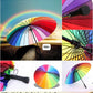 Straight Umbrella 24K Long-handle Rainbow Umbrella 2-3 People Car Large Windproof Straight Umbrella Anti-UV