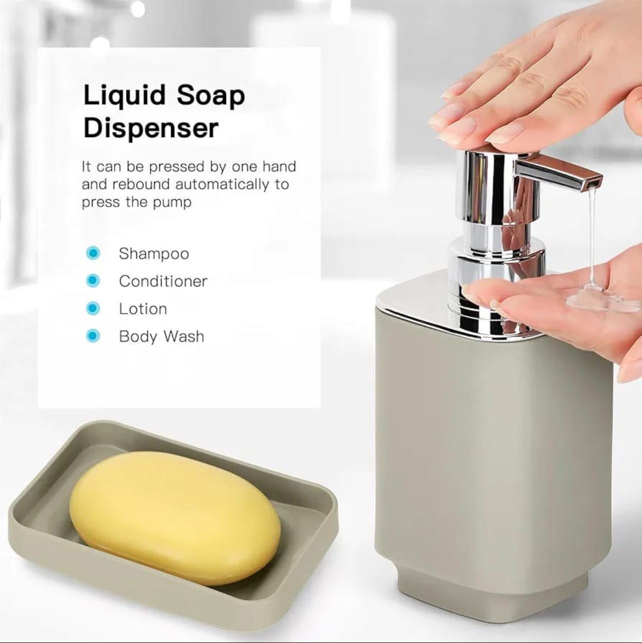 Luxury Bathroom Set - 6pc Various Colours Available