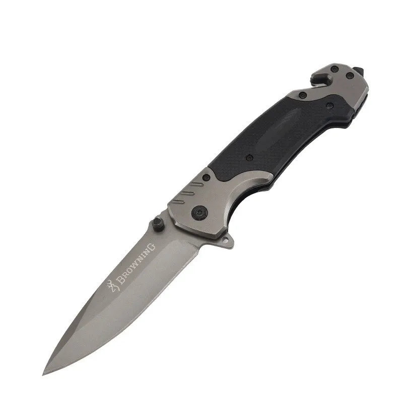 Folding Knife G10 Handle All Steel Portable Outdoor Pocket Knife