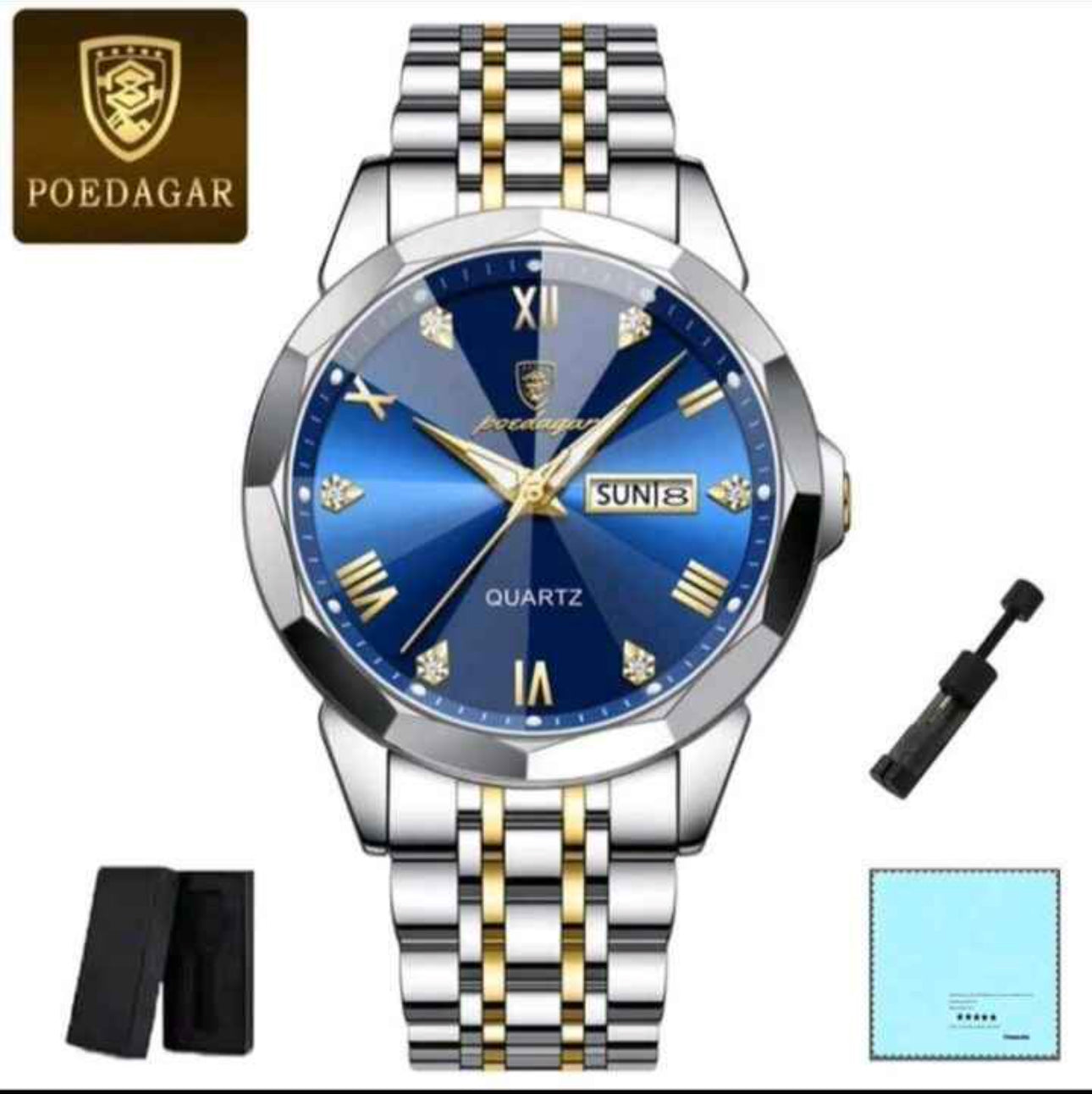 Poedagar Luxury Men’s Watches Royal Blue PreOrder Sales Now Available!