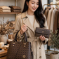 Ladies Elegant Vintage Style 2pc Handbag Set-Various Options