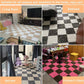 Nordic Floor Mat Splicing Carpet Plush Velvet Bedroom Rooms Children Girls Pink Mat Puzzle Plush Mats 10pc Pack