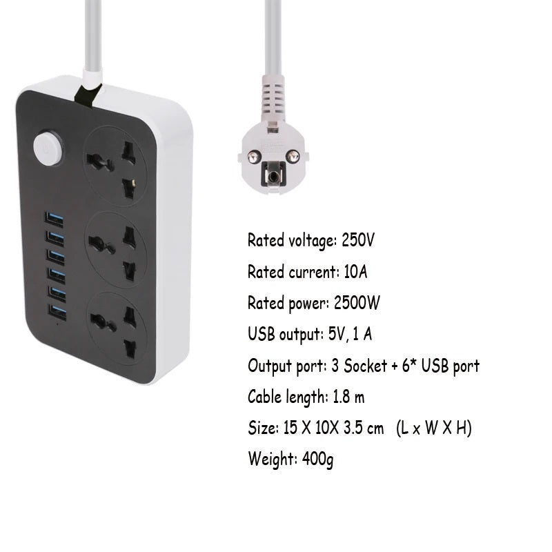 Multi-Port Fast Digital Charging Plug