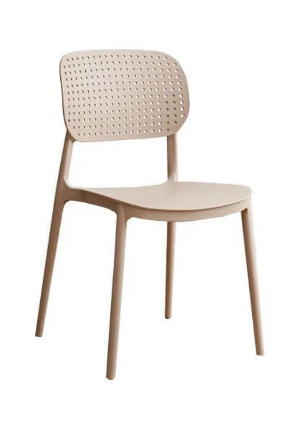 MFurn Modern Perforated-Back Dining Chair – Various Colours