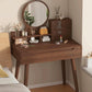 MFURN
Makeup Vanity Desk with Round Mirror Dressing Table for Bedroom with Lots Storage -Various Options