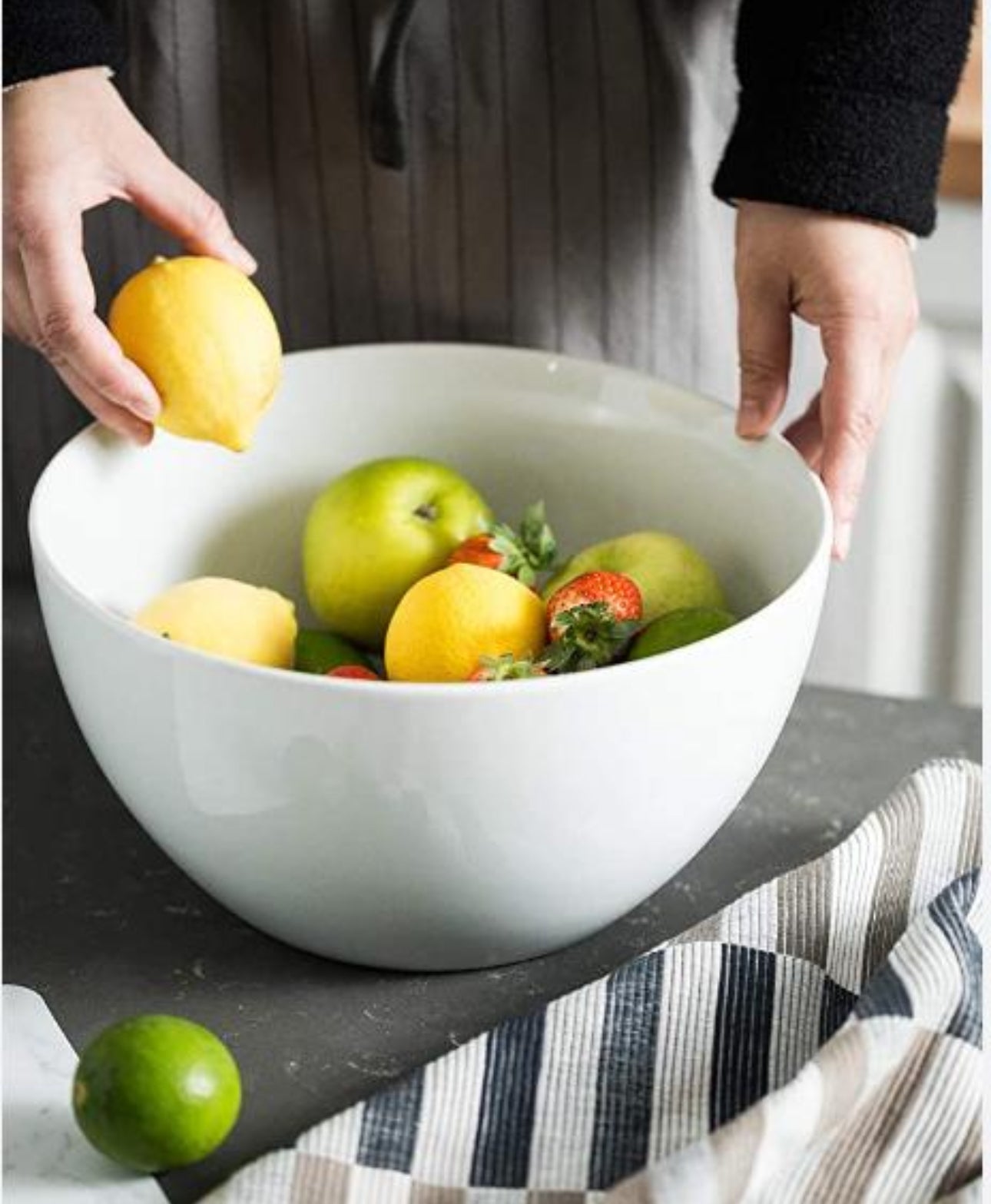 Serving Bowl Mixing Bowl-Salad Bowl-Round Shape - 25.5cm