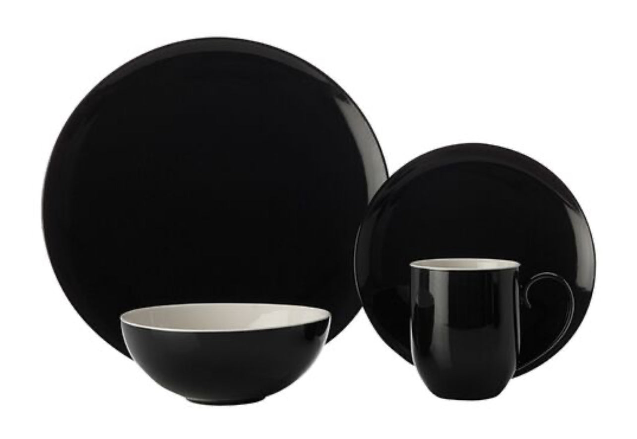 New Design Double Matte Colour Glaze, Stoneware Dinner-Set -16pc Various Colour Variations Available