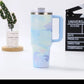 M-Home 1200ml Stainless Steel Thermal Bottle Cup with Handle, Lid & Reusable Straw – Leakproof, Double-Wall Insulated, Dishwasher Safe, Hot &amp; Cold Drink Travel Tumbler