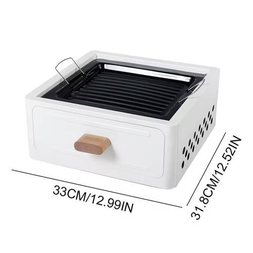 MHome Barbecue Grill Portable Charcoal Stove Tabletop Camping Grill