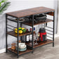 MFurn Multipurpose Wooden Vintage Style Storage Rack