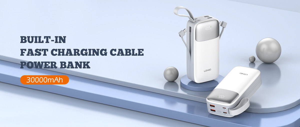 LDNIO PQ30 30000mAh USB-C Fast Charging Power Bank