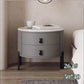 MFurn Modern 2-Drawer Nightstand, Storage Bedside Table for Bedroom, Living Room-Various Colours