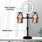 LED Ring Light Set With a Tripod Stand and A Dual Phone Clip