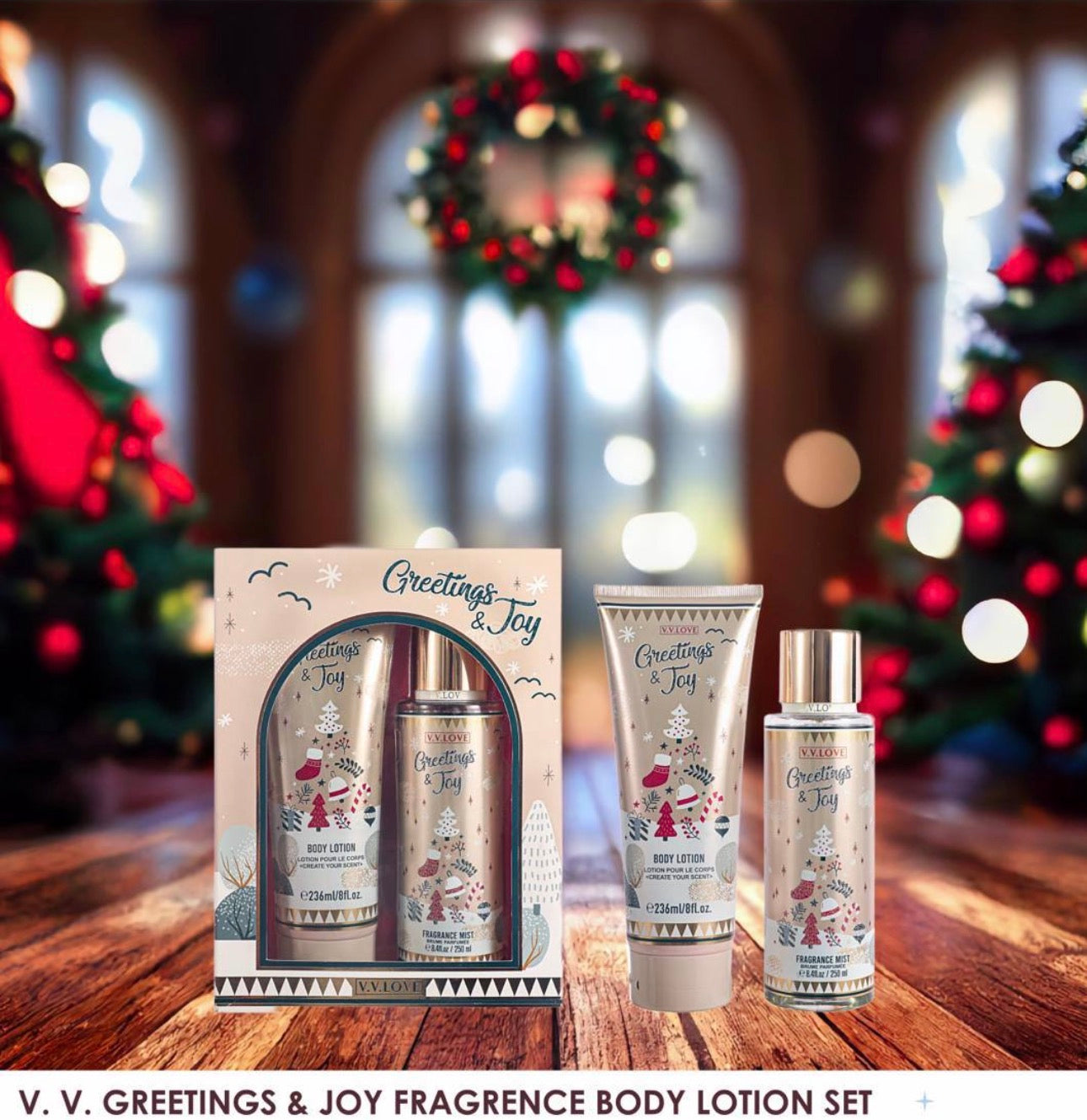 Christmas Fragrance & Body Lotion Gift Sets-Various Options