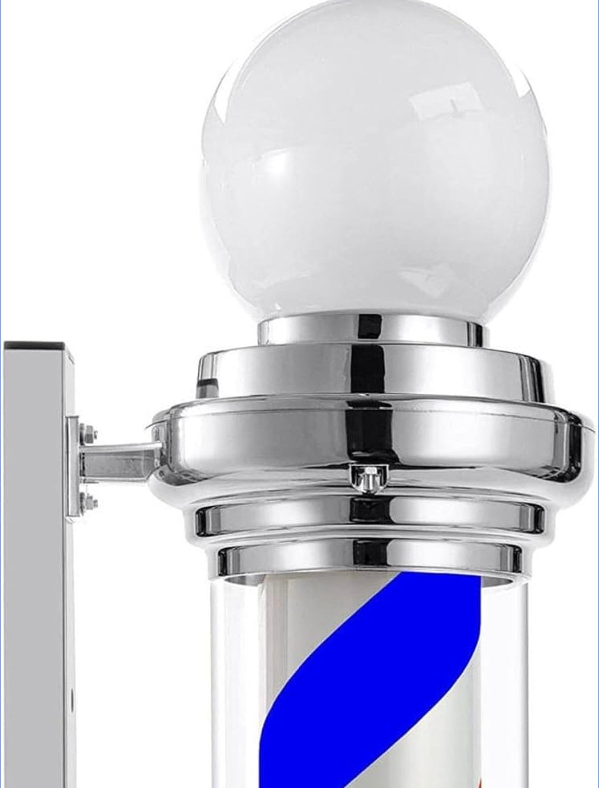 Barber Pole LED Light for Hair Salon Signage Light for Outdoor Indoor Hair Salon red white blue Health & Beauty | Salon & Spa Equipment