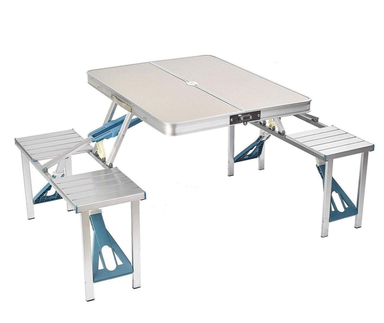 MFurn All-in-One Folding 4-Seater Portable Table