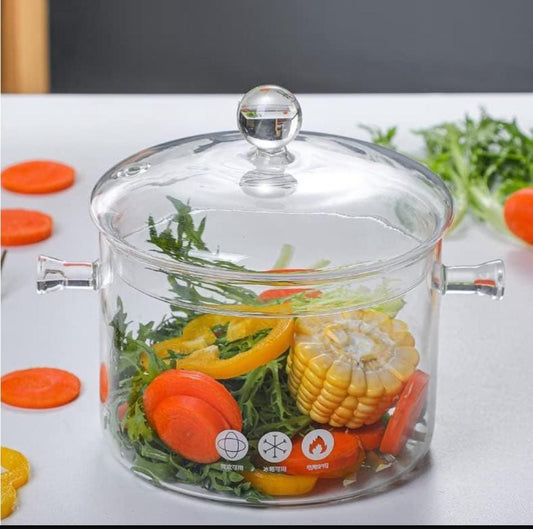 Glass Cooking Pot