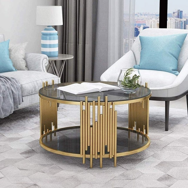Light Luxury Modern Round Coffee Table