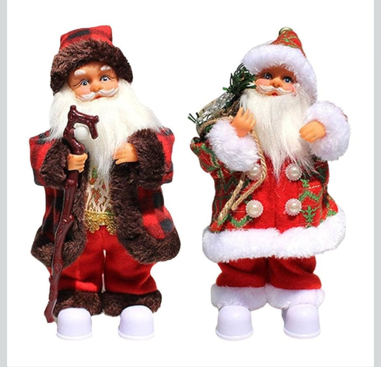 MHome Christmas Dancing Santa Claus Deluxe Desktop Decoration Figurine Ornaments