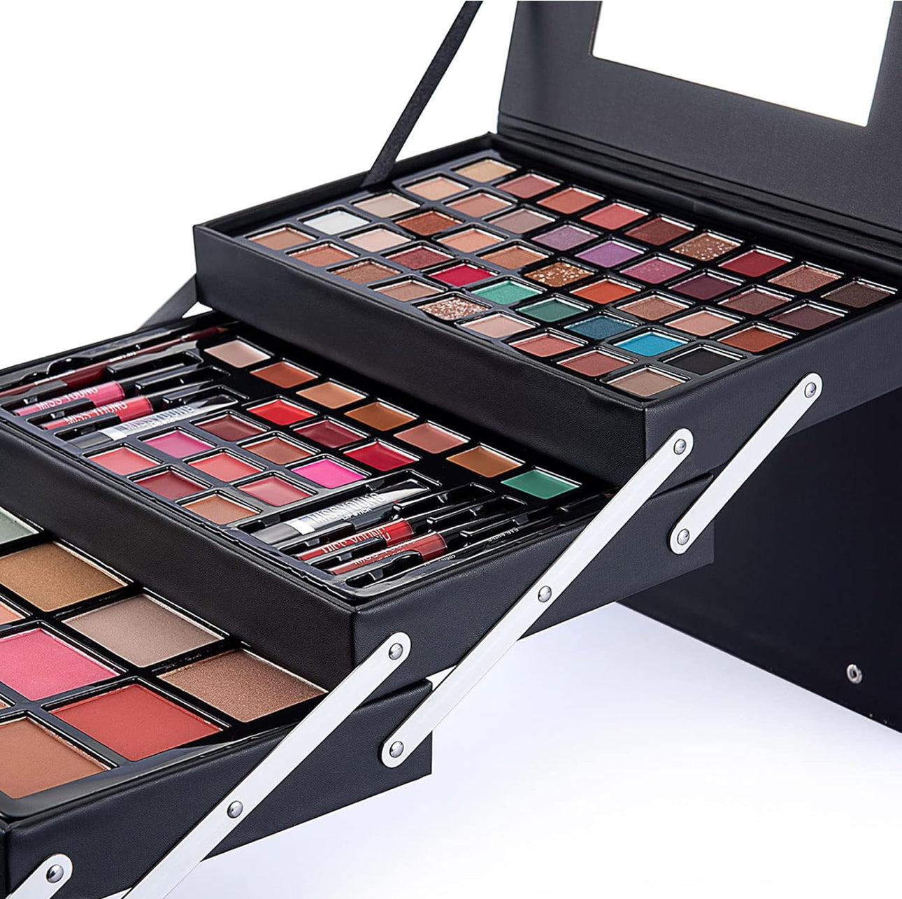 Miss Young All In One Makeup Kit Multi-Purpose Combination Makeup Surprise Gift Set Beauty Full Makeup Essential Starter Kit, Compact and Lightweight Design for Girls Women and Make Up Beginners