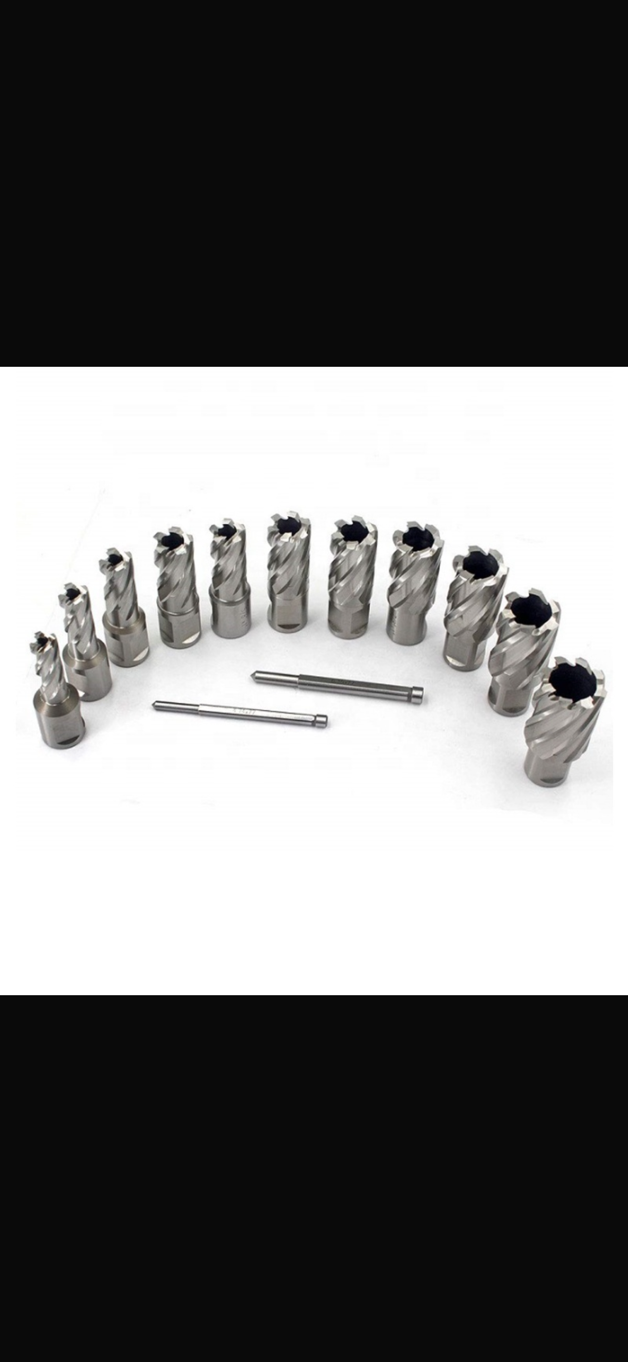 ProPower HSS Annular Cutter Set (12-22mm) 6pc + 2 Pilot Pins