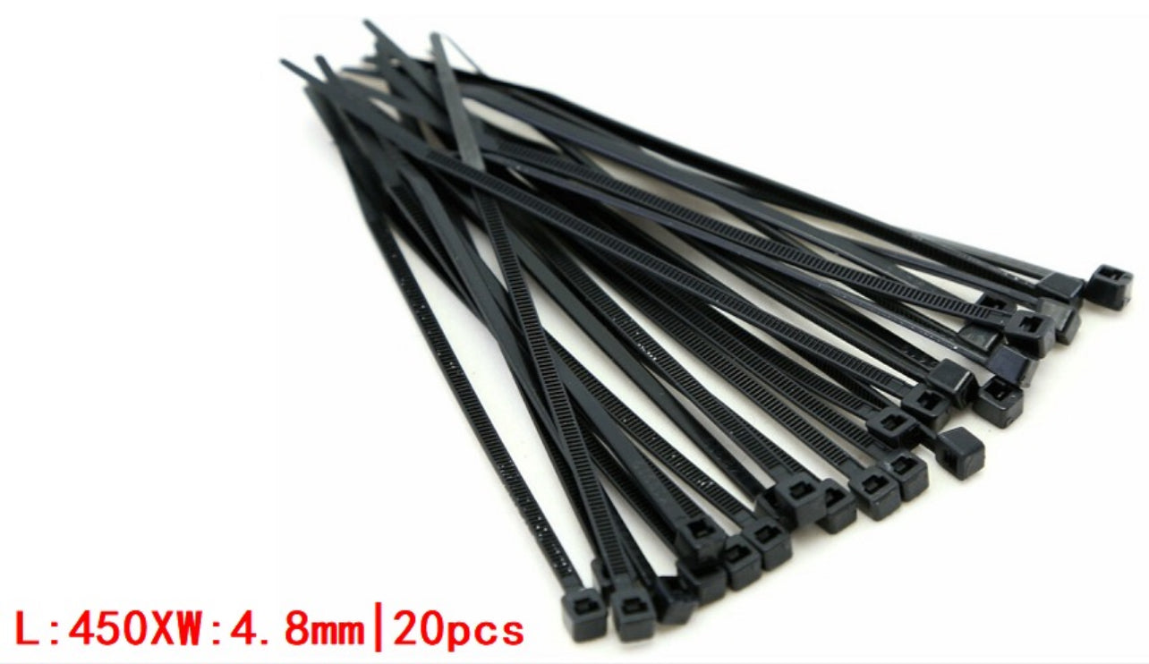 Cable Ties Black Nylon - Various Sizes