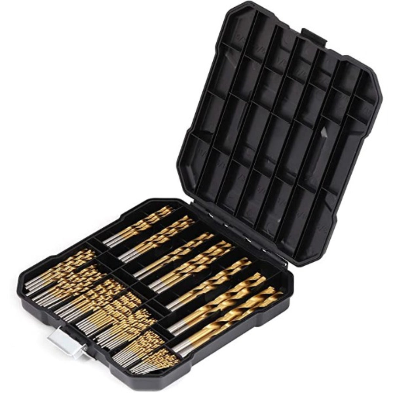 Drill Set 99pc Titanium Coated HSS