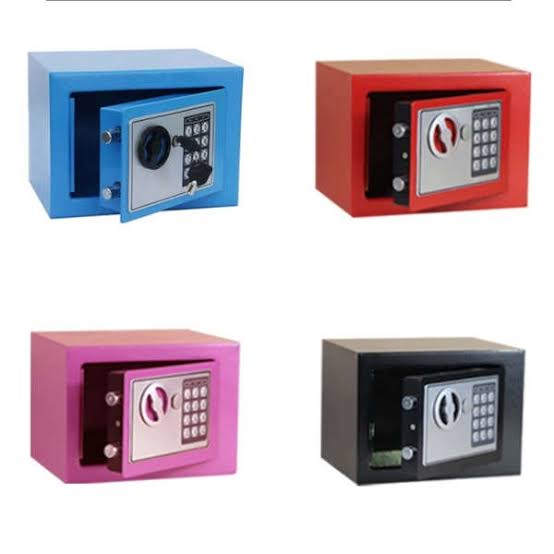 MTech Mini Small Safes,Steel Home Security Safe.