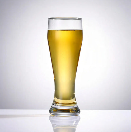MHome Tall Beer Glasses – 6pc Set (580ml)