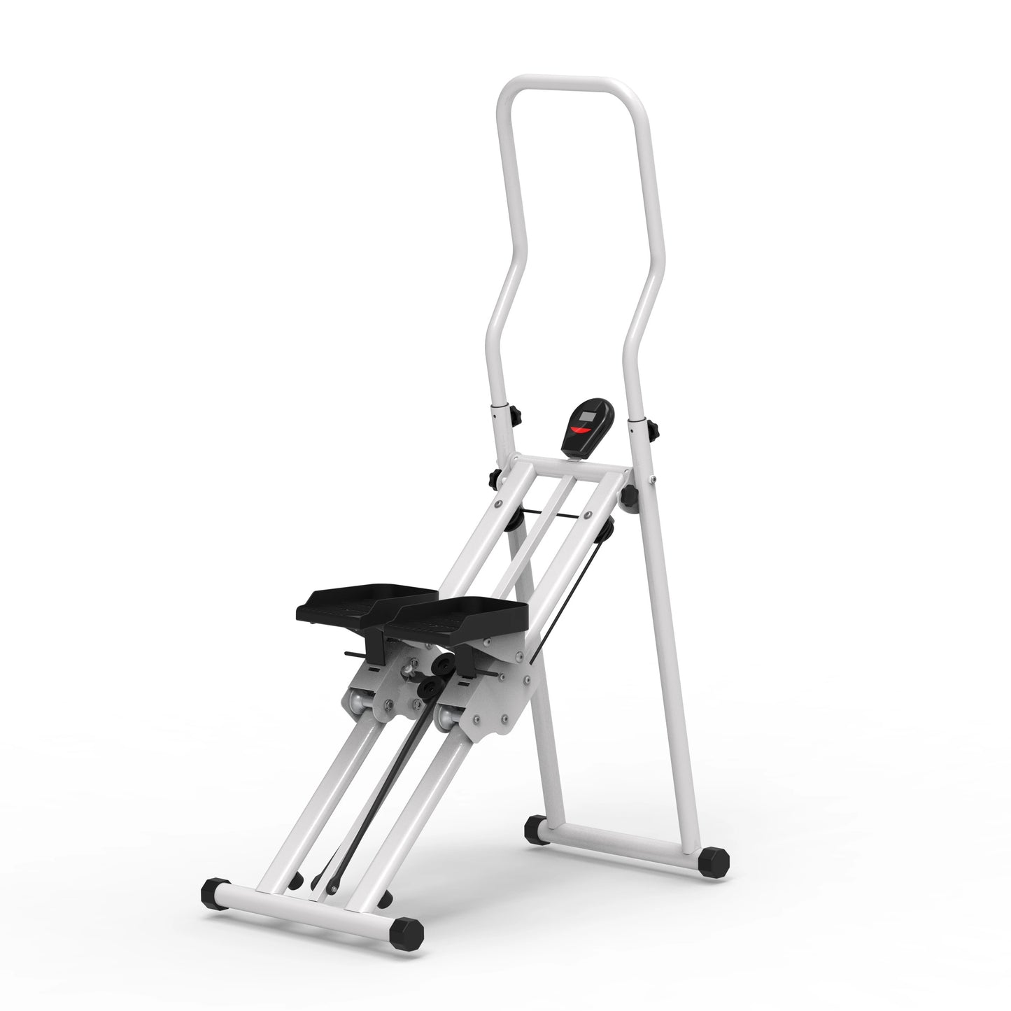 Pro-Sportz Stair Climber Stepper for Home Gym Exercise, Vertical Climber Machine for Full-Body Workout, Folding Cardio Exercise Climber with LCD Monitor, Adjustable Handlebar & Pedals