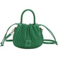 Women's Handbag Pleated Bucket Bag Crossbody Bag Soft Drawstring Handbag-Various Colours