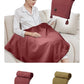 Large Plush we USB Electric Heated Blanket Warm Throw Poncho Wrap Blanket Shawl Portable