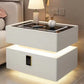 Nordic style smart bedside cabinets with wireless charging, Bluetooth speaker, LED strip, and secure password lock drawer-Available In Various Colours PreOrder Sales Now Available!