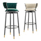 MFurn Luxury Velvet Swivel Bar Stool-Various Colours