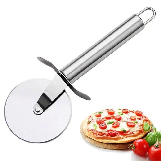 MHome Pizza Roller Cutter Stainless Steel