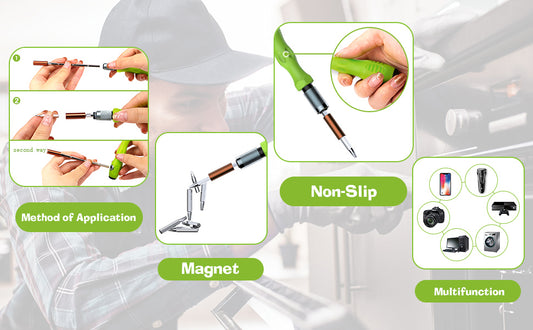MTech 32-in-1 Mini Precision Screwdriver Set – Magnetic Bits for Electronics