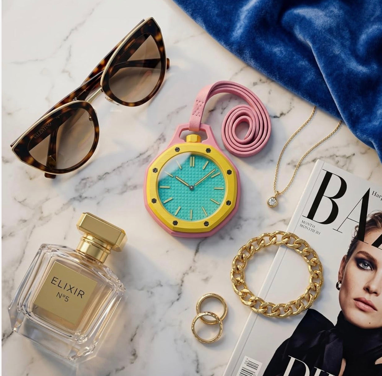 RegalPop Trendy Fashion X Pocket Watch Vintage Pocket Watch