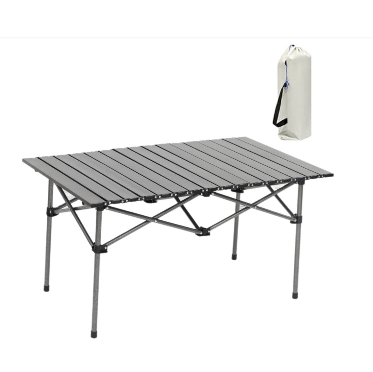MHome Foldable Outdoor Table & 6 Chairs – Portable Camping, Picnic & Backyard Set