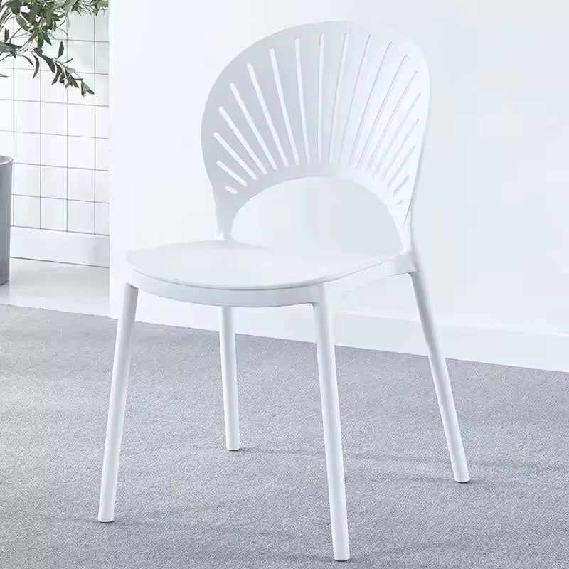 MFurn Nordic Plastic Chair Dining, Home Or Cafe - Various Colours