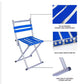 MFURN Portable Multifunction Folding Outdoor Camping Stool Chair-Various Colours 2pc Set