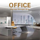 Modern CEO Manager Desk Stylish Lacquered Office Desk & Chair Various Options - PreOrder Sales Now Available!