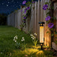 MHome Solar Garden Thermometer Light LED Stake with Remote Control IP65