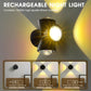 MHome Rechargeable Magnetic Motion Sensor Wall Light, Type-C, 3 Modes